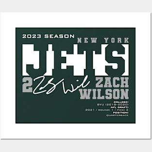 Zach Wilson - Jets - 2023 Posters and Art